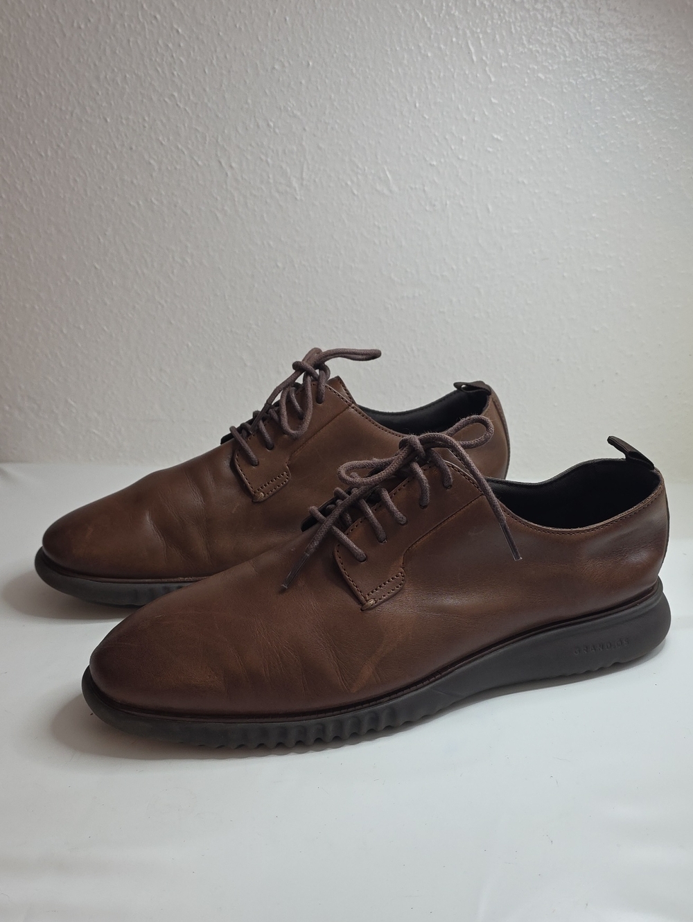 COLE HAAN 2.ZEROGRAND DECONSTRUCTED PLAIN TOE LEATHER OXFORDS C36409 MENS 13